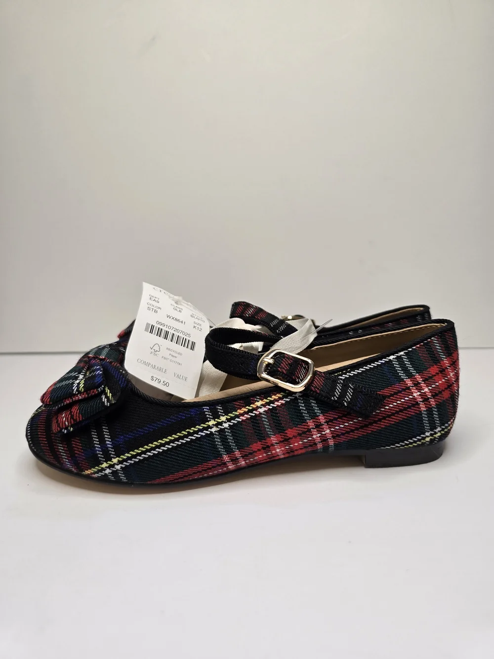 J. Crew Kids NWT Plaid, Gingham, Leopard Dress Shoes - Black, Red, Navy, Brown